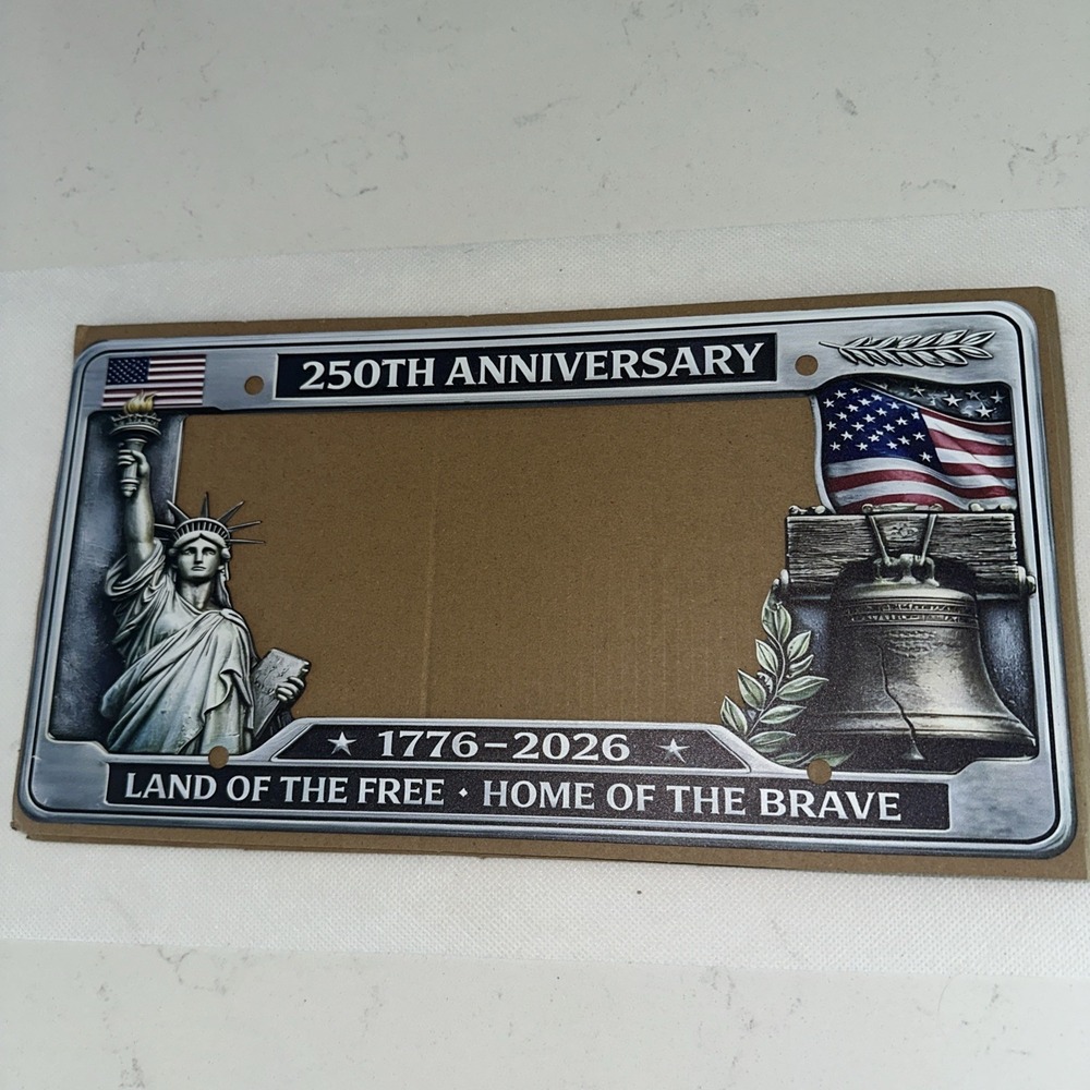 United States 250th Anniversary License Plate Frame Cover